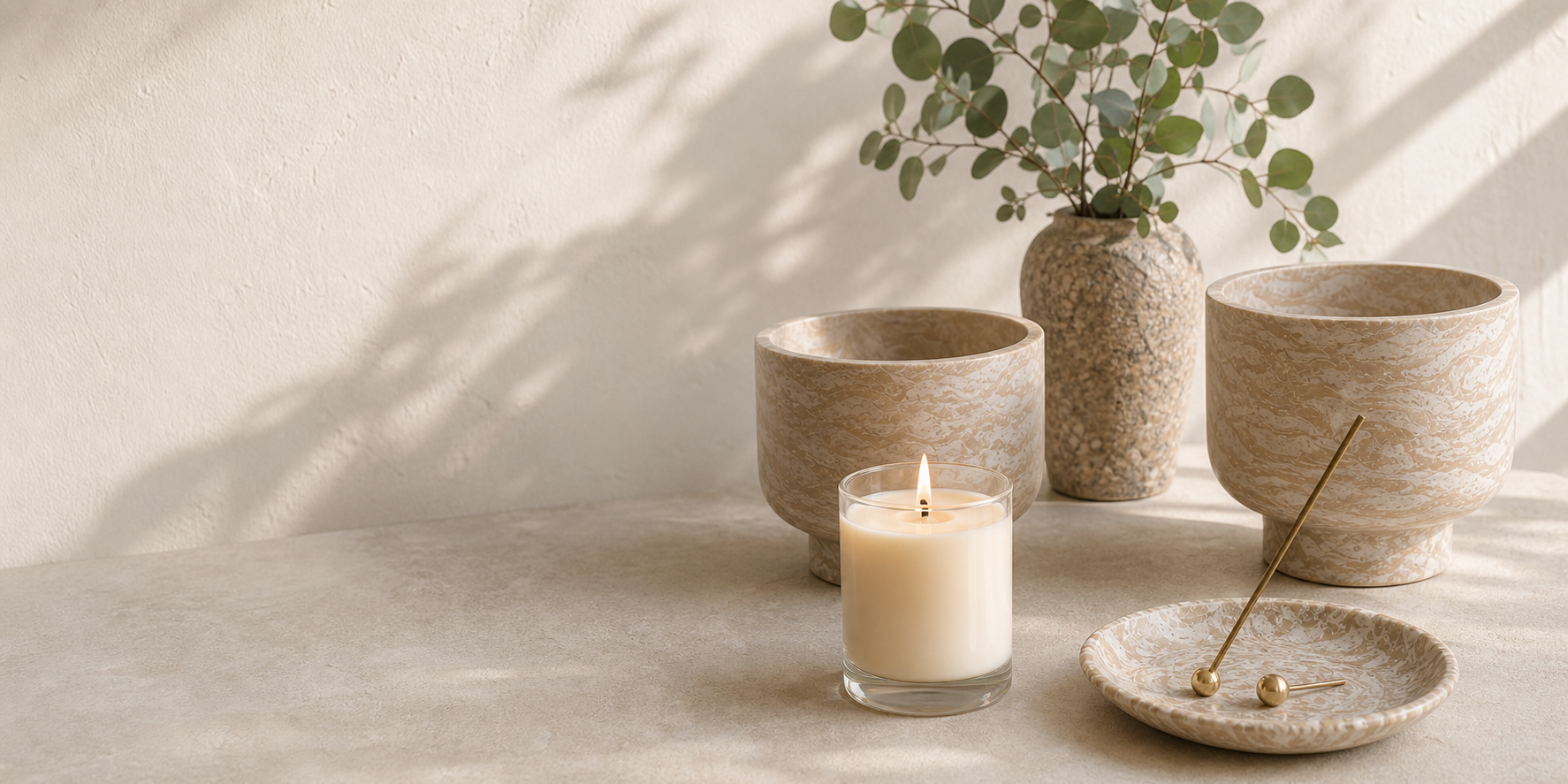 Featured Abera & Co collection styling.